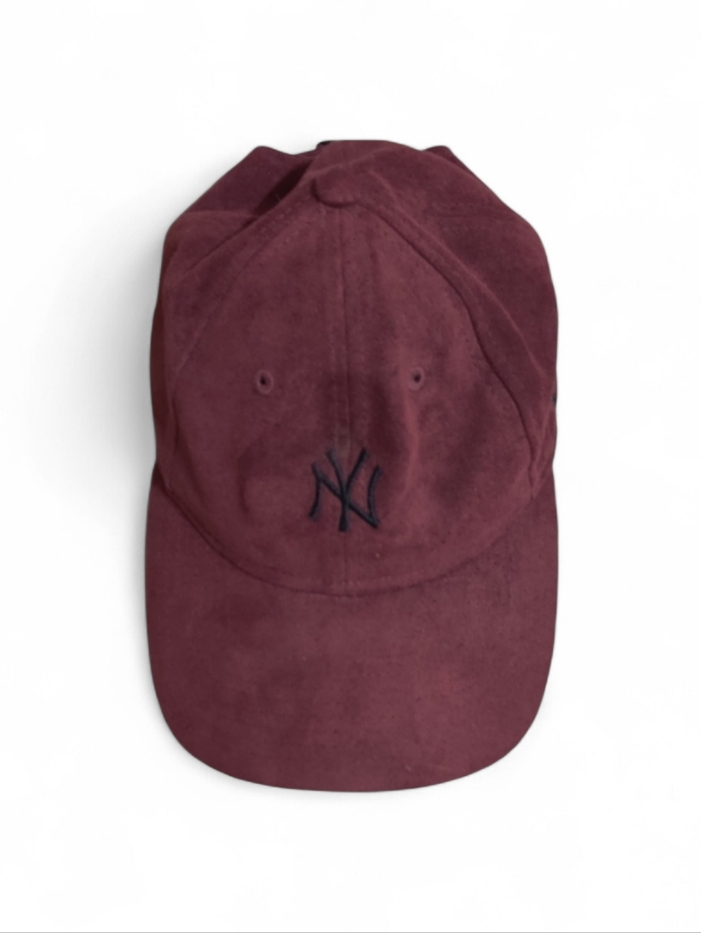 New Era NY 920 SUEDE NEYYAN BURGUNDY Dad Cap